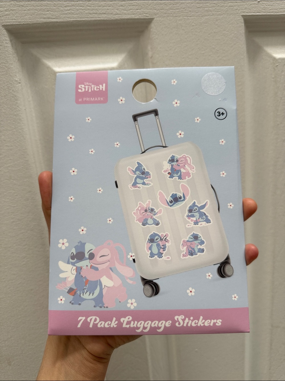 Primark Lilo & Stitch Sticker Pack Blue & Pink
7 pack Luggage suitcase stickers